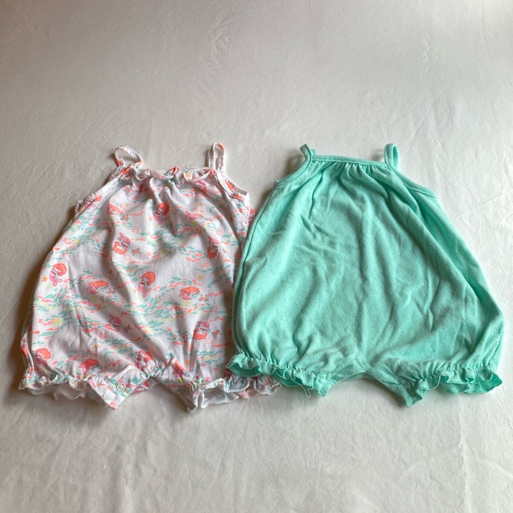 Baby summer tank top romper